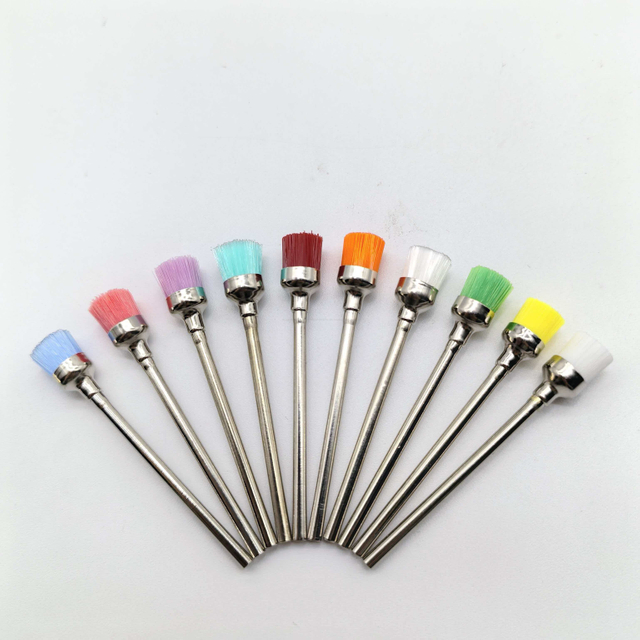 Grande promoção multicolorida opcional com certificação CE HP escova de copo de polimento com alça reta