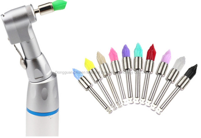 Escova de profunha consumível colorida para saúde oral