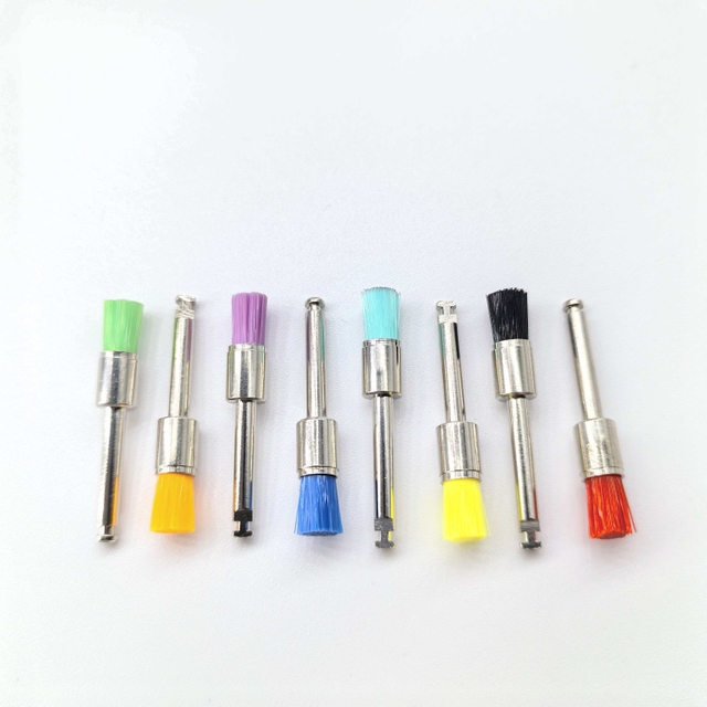 Ouwen Uso Universal 100 unidades/caixa Clínica Dentária e Uso Doméstico Tipo Trava Escova Plana