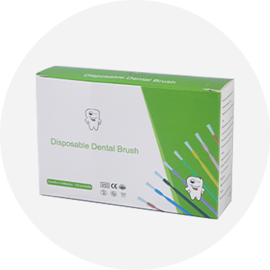 Escova dental descartável para limpeza eficiente
