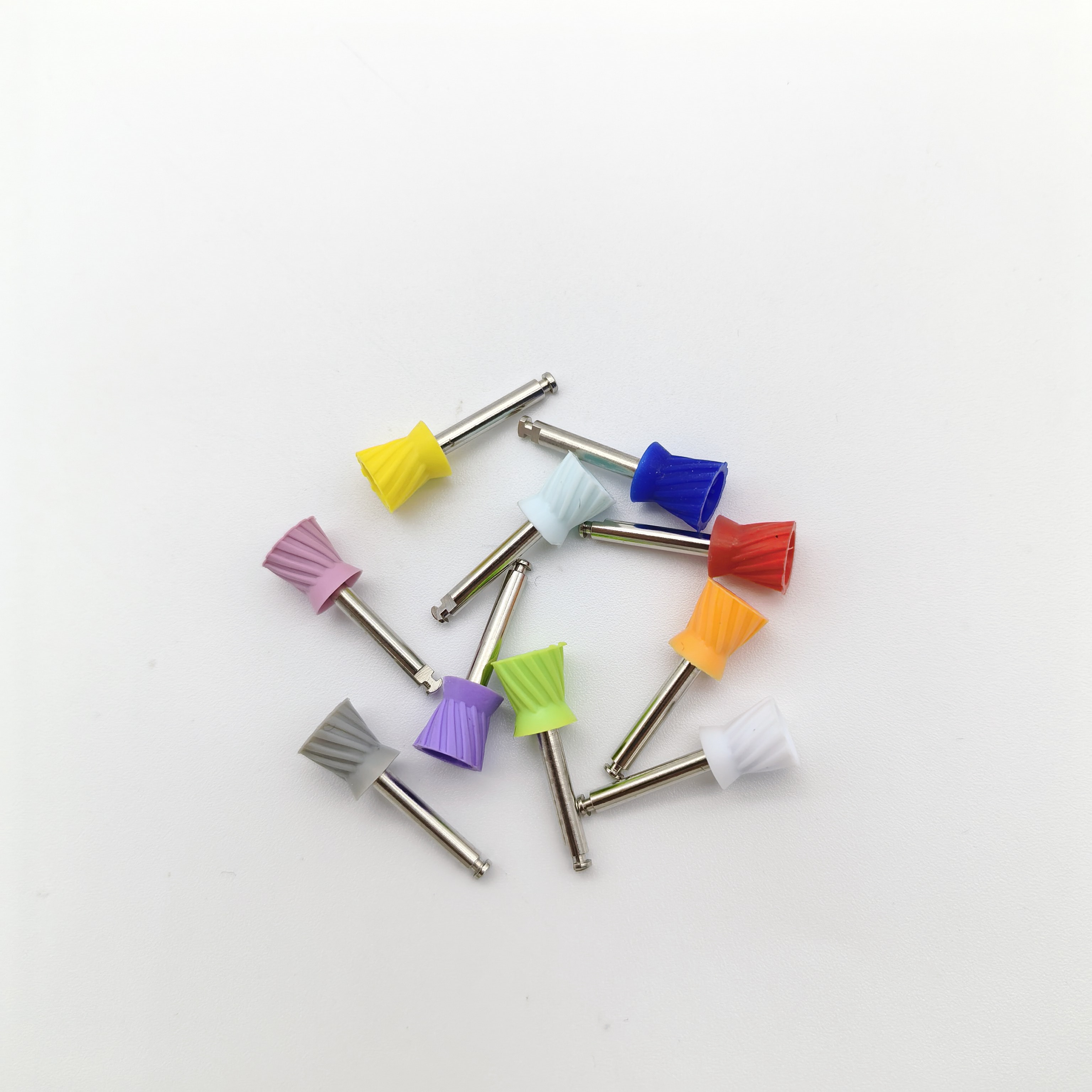 Tipo acessório profissional material avançado da trava da trava de odontoterapia oito páginas que lustram o copo