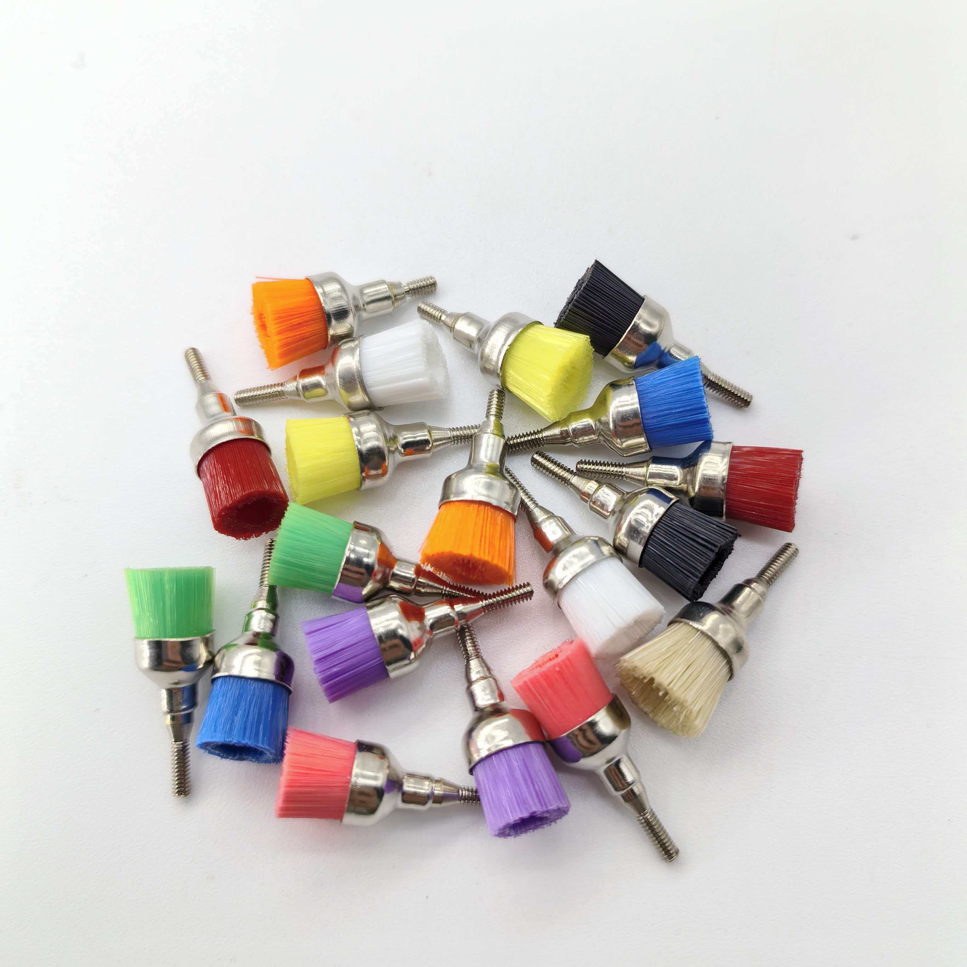 Novo design, copo de polimento dentário seguro e confortável, tipo rosca por atacado, escova de copo