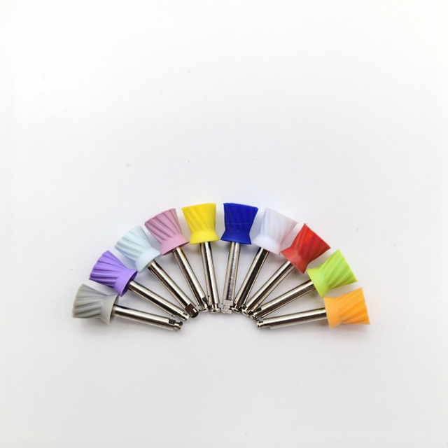 Tipo acessório profissional material avançado da trava da trava de odontoterapia oito páginas que lustram o copo