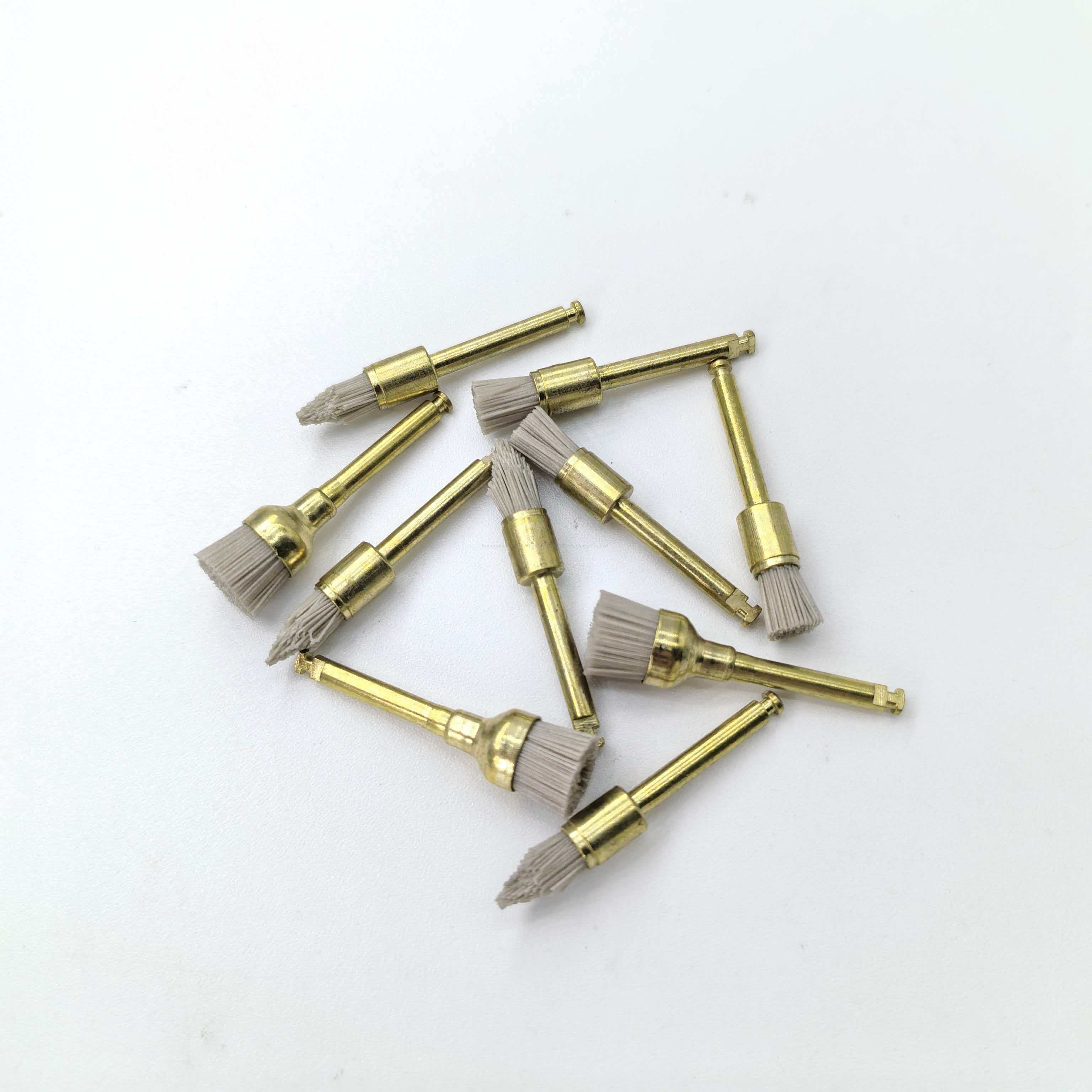 Escova de polimento de óxido de alumínio para limpeza dentária profissional de goma segura e higiênica com design personalizado