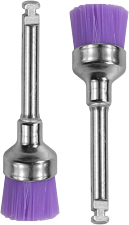 Escova dura de profia com alça de metal para aparelhos