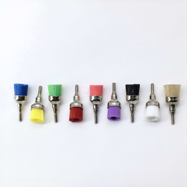 Novo design, copo de polimento dentário seguro e confortável, tipo rosca por atacado, escova de copo