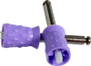 Copo de polimento de uso duplo consumível roxo com alça de metal